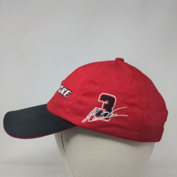Team Penske Men's Strapback Hat Red OSFM #6 #3 Ryan Briscoe Helio Castroneves - Picture 3 of 7